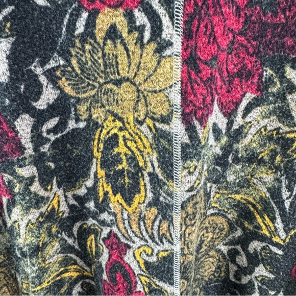 Habitat Multicolor Floral Knit Scoopneck Top Size Large - Picture 4 of 8